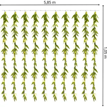 Vánoce Springos CL4125 SVĚTELNÁ ZÁCLONA 200 LED