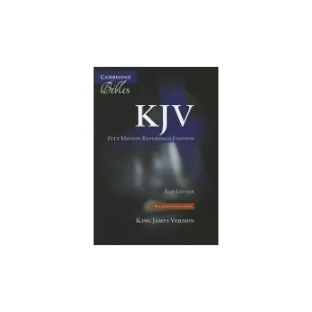 KJV Pitt Minion Reference Bible, Black Goatskin Leather, Red-letter Text, KJ446:XR