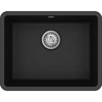 Granitový dřez Granitový dřez Helika ARCA SQA102 black metallic