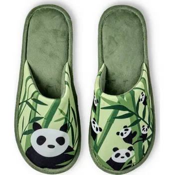 Dámské pantofle Veselé papuče Pandy a bambus