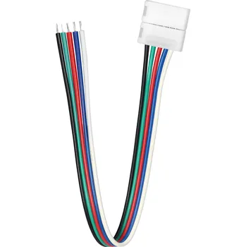LED páska RGBW LED konektor 12mm s kabelem