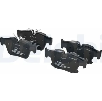 Brzdová destička Sada brzdových destiček, kotoučová brzda DELPHI LP3924