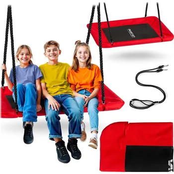 Dětská houpačka Houpací síť hnízdo obdélníková Neo-Sport Swingo 110 x 70 cm