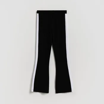 Reserved - Bavlněné zvonové kalhoty - černý - 940FF-99X - 940FF-99X-146