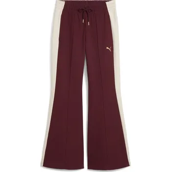 Dámské kalhoty Dámské Kalhoty PUMA T7 FLARED PANTS 63213896 – Vínová XS