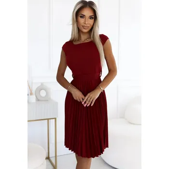 Dámské šaty Dámské elegantní šaty Lila vínové - Numoco, XXL i240_203079_2:XXL