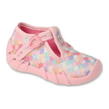 Dívčí bačkory 110P501 19 - dívčí bačkorky Befado SPEEDY, šupinky 110P501_24