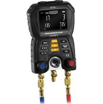 PCE Instruments diferenční tlakoměr, měří tlak, teplota, -1 - 60 bar, s funkcí měření teploty, externí senzor