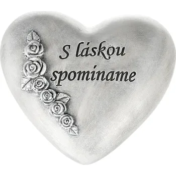 umělá květina Autronic Srdce s růží, polyresin. SK popis ALA3316