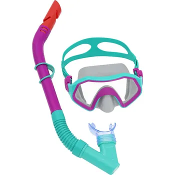 Potápěčská maska Fialovo-tyrkysová potápěčská souprava Bestway 24025