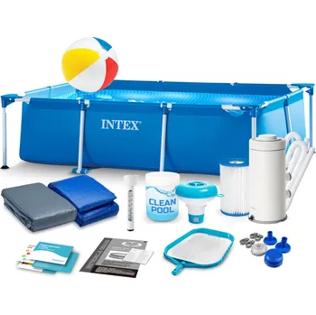 Bazén Zahradní bazén s rámem 260 x 160 x 65 cm 15v1 INTEX 28271