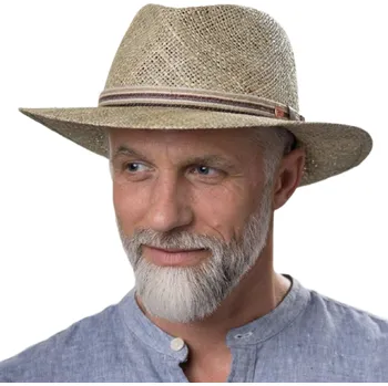 Klobouk Letní fedora klobouk - Mořská tráva - Mayser Calas Velikost: 61 cm (XL)