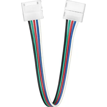 LED páska Oboustranný LED RGBW konektor 12mm s kabelem