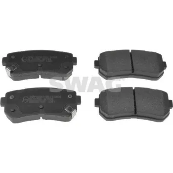 Brzdová destička Sada brzdových destiček, kotoučová brzda SWAG 33 10 6421