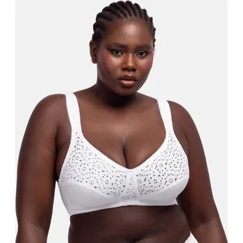 Podprsenka Bavlněná podprsenka Yvonne Dorina®, bez kostic bílá 105C