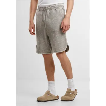 Washed Piped Shorts - steelgrey 3XL