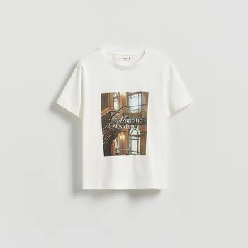 Reserved - Tričko s potiskem - bílá - 865HD-00X - 865HD-00X-L