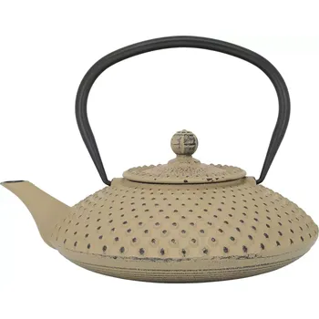 Konvice na čaj BREDEMEIJER Xilin Čajová konvice litinová, s filtrem, béžová, objem: 1,25 litru, výška: 168 mm