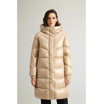 BUNDA WOOLRICH ALIQUIPPA LONG PUFFER JACKET OXFORD TAN