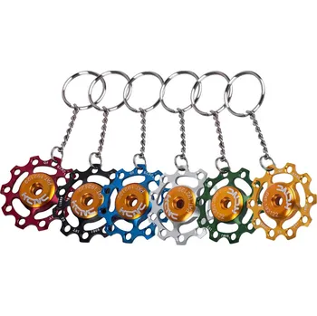 Motodoplněk Kľúčenka KCNC kladka do prehadzovačky varianta zlatá