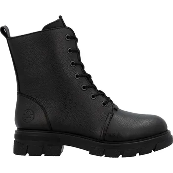 Dámské kozačky Dámské KOŽENÉ kotníkové boty farmářky RIEKER Z9116-00 černé #Velikost: 37