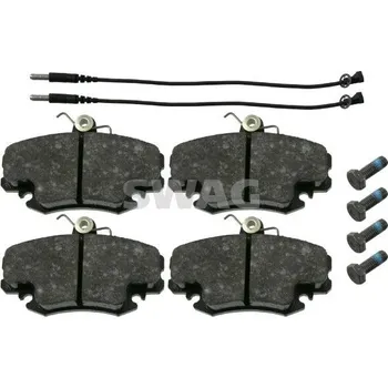 Brzdová destička Sada brzdových destiček, kotoučová brzda SWAG 60 91 6191