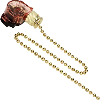 vypínač Tažný spínač 3A zlatý na lampy a lustry