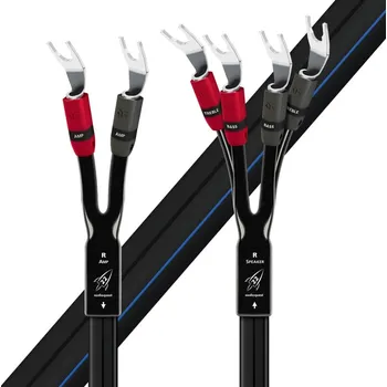 Audio kabel Audioquest Rocket 22 SBW vidličky - Silver 2,5m (Reproduktorový kabel Single-BiWire (cena za pár))