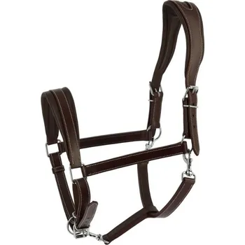 Kožená ohlávka pro tažné koně NORTON Ardennais brown XFULL