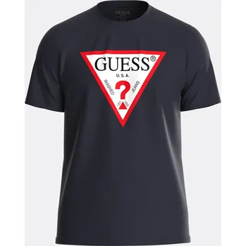 Pánské Tričko s krátkým rukávem GUESS CN SS ORIGINAL LOGO TEE M2YI71I3Z11-G7V2 – Tmavě modrá M