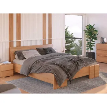 Postel Prodloužená postel Vestre - buk Odstín moření: Buk přírodní, Rozměr: 120x220