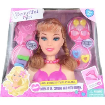 Panenka Česací hlava s doplňky