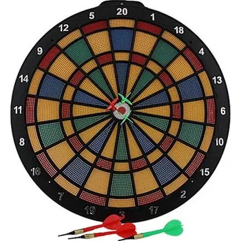 Tkaničky do bot Plastový terč na šipky 40 cm + 6 šipek BT26903/EBO01316 - Ostatní šipky