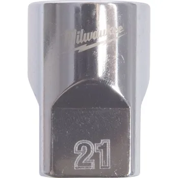 MILWAUKEE Standardní metrická nástrčná hlavice, 1/2", 21mm, 12-PT