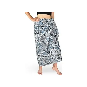 Šátek Sarong - Pareo REN, šelmy, šedá