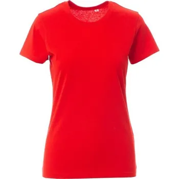 Dámské tričko Payperwear Bavlněné dámské triko Free s vyztužovací páskou pro vyšší odolnost a pohodlí Barva: červená klasická, Velikost: S