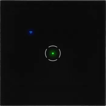 vypínač Černý inteligentní Wi-Fi nástěnný vypínač