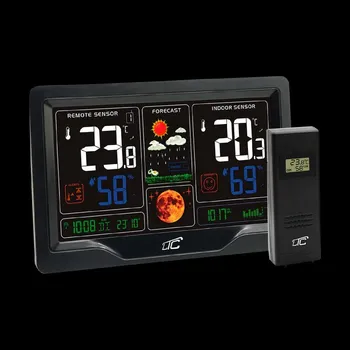 Meteostanice LTC Barevná meteorologická stanice černá LXSTP09C