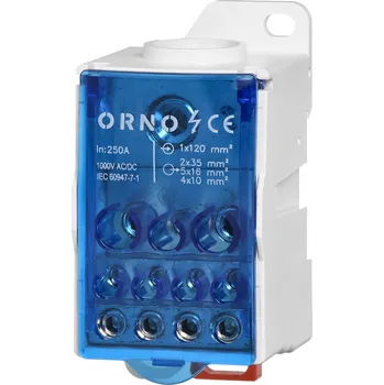 Rozvodný blok 250A 1x120mm? 11 výstupů