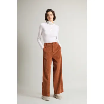 Dámské kalhoty KALHOTY WOOLRICH CORDUROY PANT GINGER BREAD