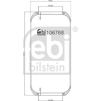 Mech, pneumatické odpružení FEBI BILSTEIN 106768