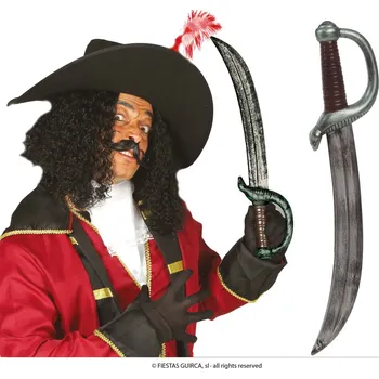 Karnevalový doplněk Pirátský meč -52 cm