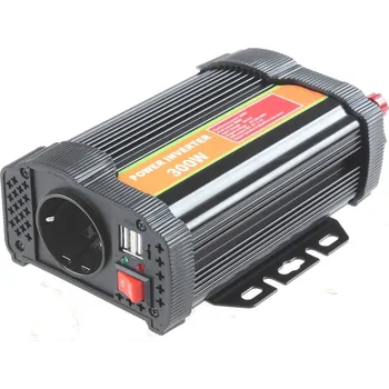 Měnič napětí Měnič napětí BYGD P300U menič napětí 12V na 230V 300W