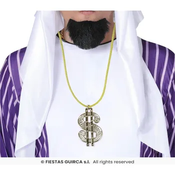 Karnevalový doplněk Dolar na náhrdelníku