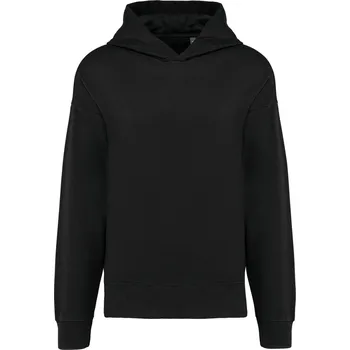 Dámská mikina Oversize mikina s kapucí K 4018 black L