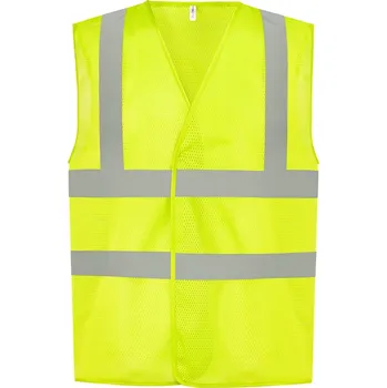 reflexní vesta Hi-Vis síťovaná bezpečnostní vesta HVW 120 hi vis yellow XXL