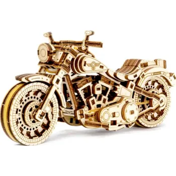 Stavebnice Revell dřevo Tiny Adventures - Cruiser v-Twin motocyklový model, stavebnice