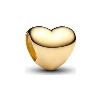 Přívěsek Zlacený minipřívěsek PANDORA Srdce 763998C00