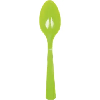 Party dekorace Světle zelené lžičky