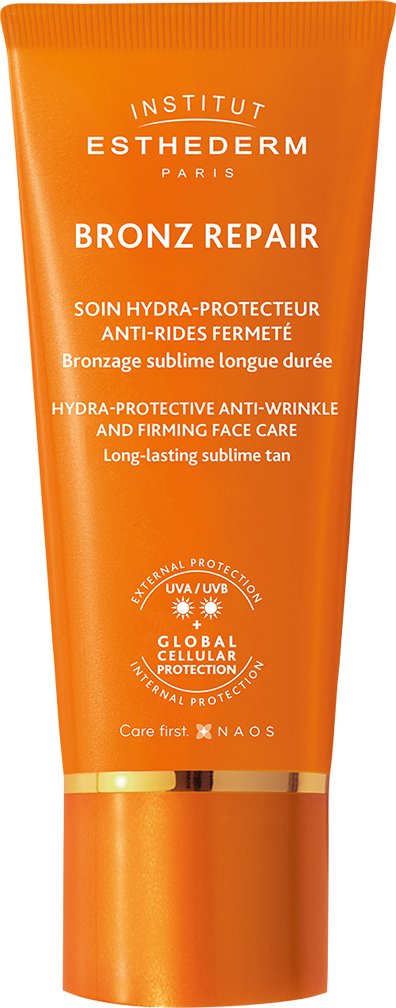 INSTITUT ESTHEDERM BRONZ REPAIR Protivráskový opalovací krém (na tvář) pro mírné slunce 50 ml